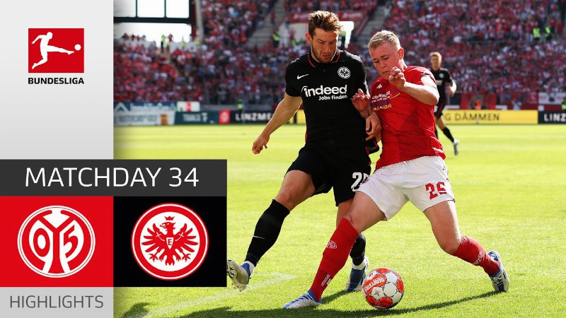 1. Fsv Mainz 05 - Eintracht Frankfurt 2-2 : Highlights : Matchday 34 – Bundesliga 2021/22