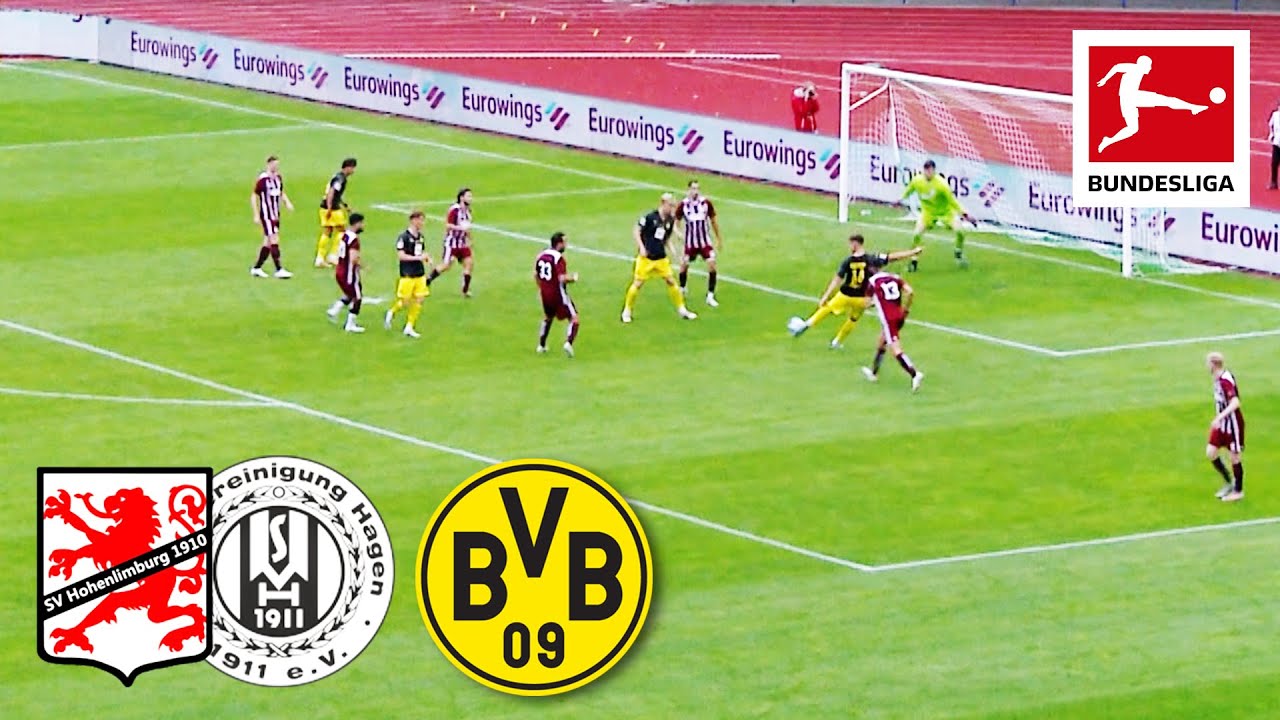 image 0 12 (!) Goals - Dortmund Youngsters Celebrate Goalfest In Charity Match : Highlights