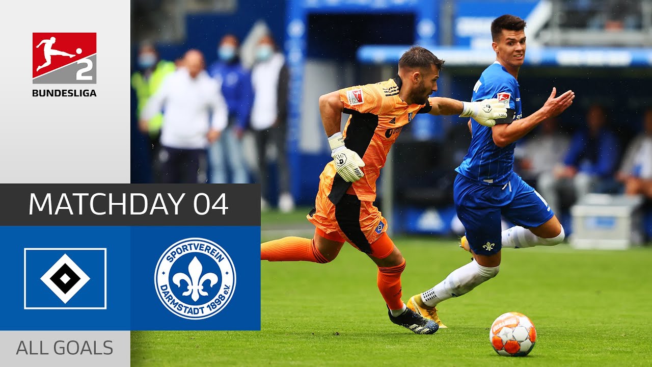 image 0 4 Goals In A Half : Hamburger Sv - Darmstadt 98 2:2 : All Goals : Matchday 4 – Bundesliga 2- 2021/22