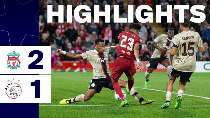 A Late Defeat In Liverpool 😔 : Highlights Liverpool - Ajax : Champions League