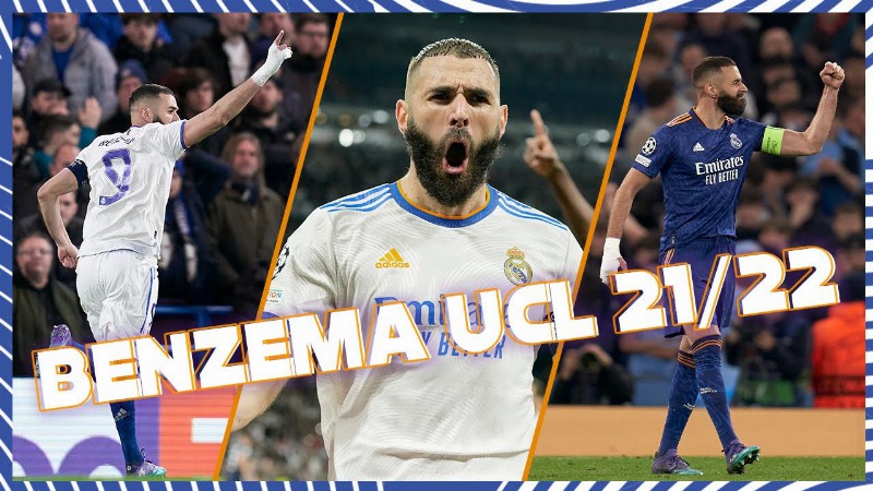 All 15 Champions League 21/22 Goals : Karim Benzema : Real Madrid