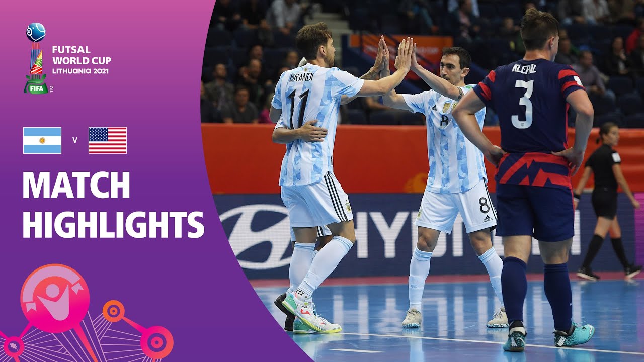 image 0 Argentina V Usa : Fifa Futsal World Cup 2021 : Match Highlights