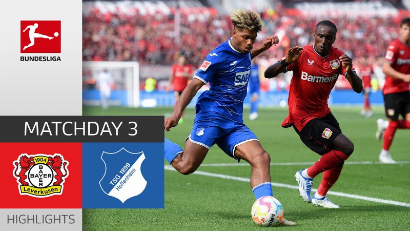 Bayer 04 Leverkusen - Tsg Hoffenheim 0-3 : Highlights : Matchday 3 – Bundesliga 2022/23