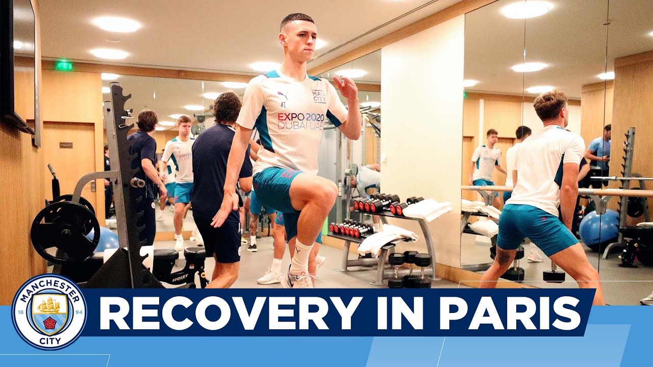 image 0 Behind The Scenes In The Gym! : Man City Training Post Psg
