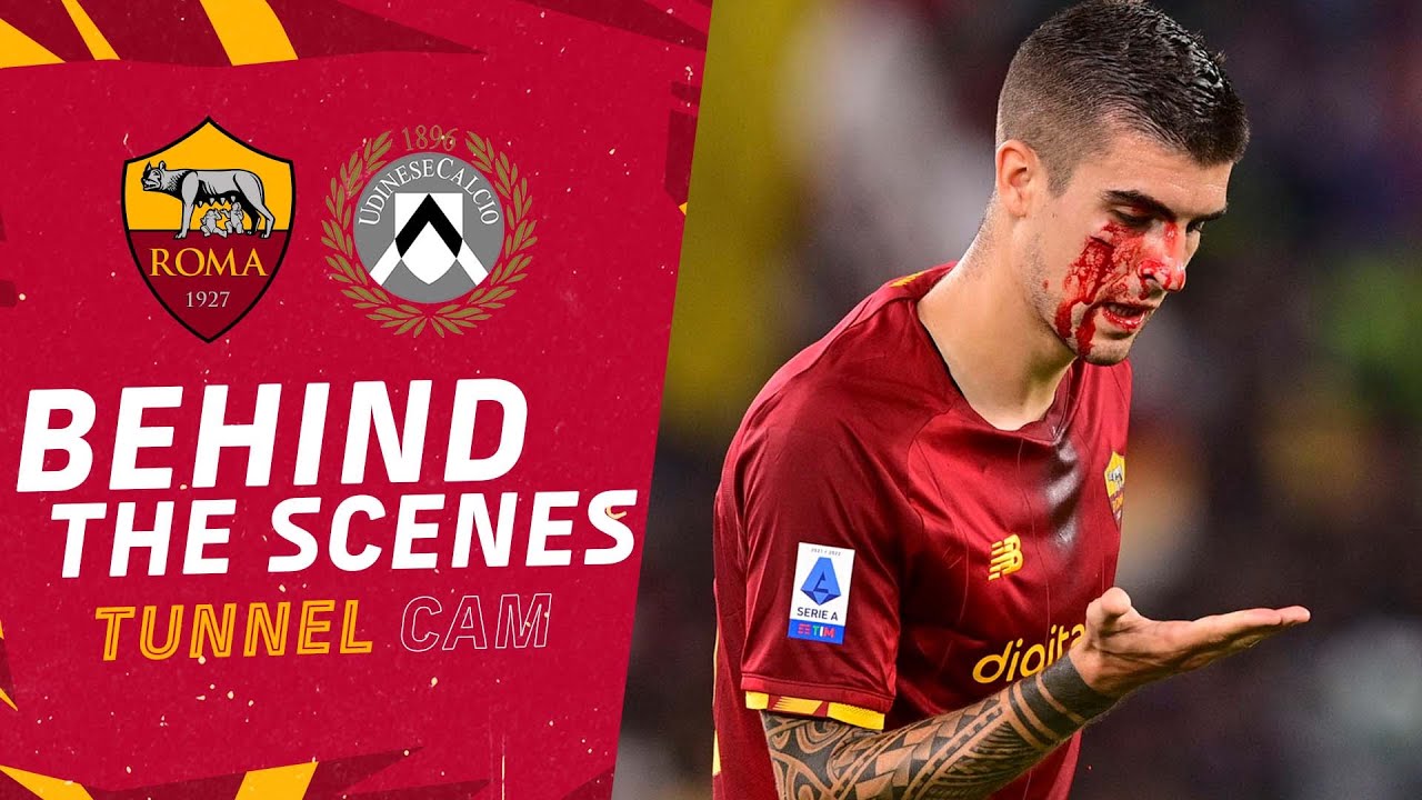 image 0 Behind The Scenes 👀 : Roma V Udinese : Tunnel Cam 2021-22