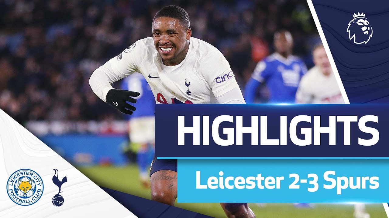 Bergwijn Scores Twice After 95th Minute To Win It! : Leicester 2-3 Spurs : Extended Highlights