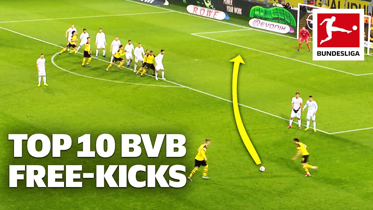 image 0 Borussia Dortmund : Top 10 Best Free-kick Goals Ever : Reus Aubameyang & Co.