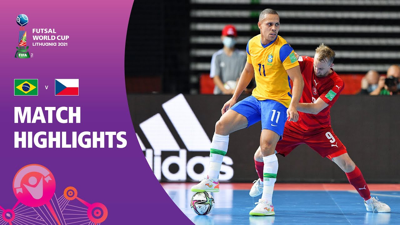 image 0 Brazil V Czech Republic : Fifa Futsal World Cup 2021 : Match Highlights
