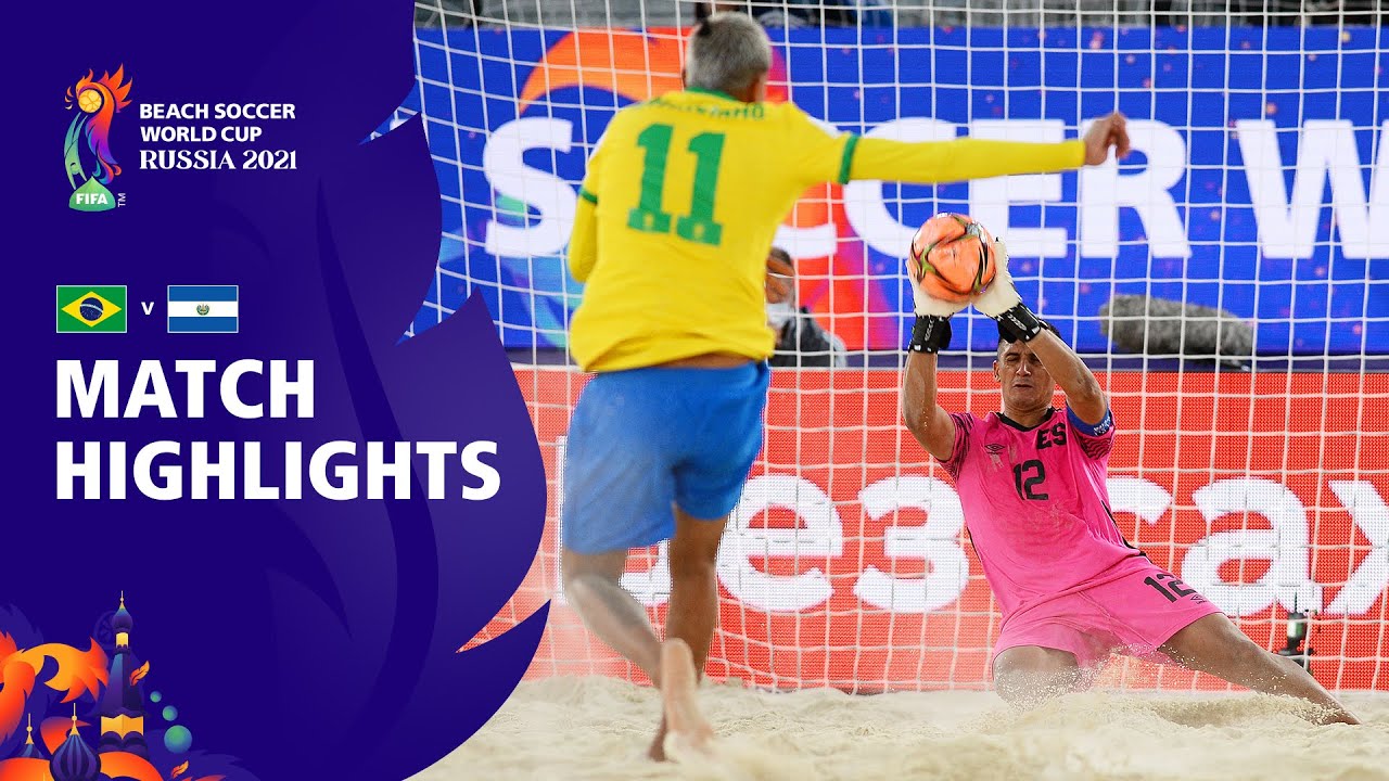 image 0 Brazil V El Salvador : Fifa Beach Soccer World Cup 2021 : Match Highlights