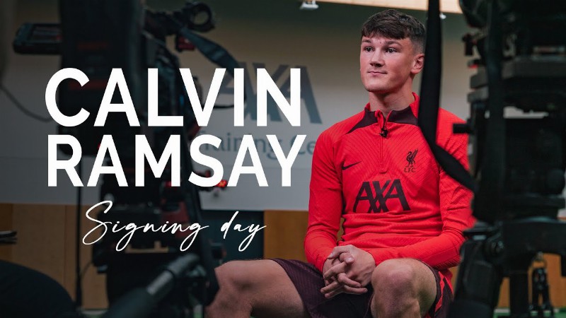 Calvin Ramsay Media Day : Behind The Scenes At The Axa Training Centre