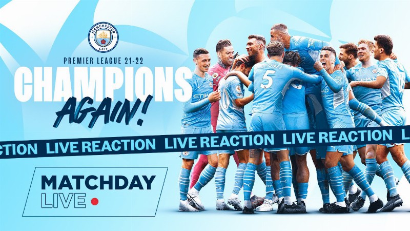 Champions Again!  : Man City 3-2 Aston Villa : Matchday Live