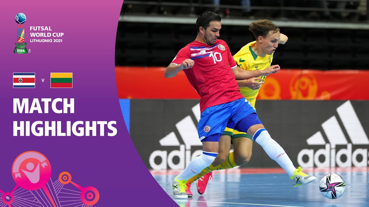 Costa Rica V Lithuania : Fifa Futsal World Cup 2021 : Match Highlights