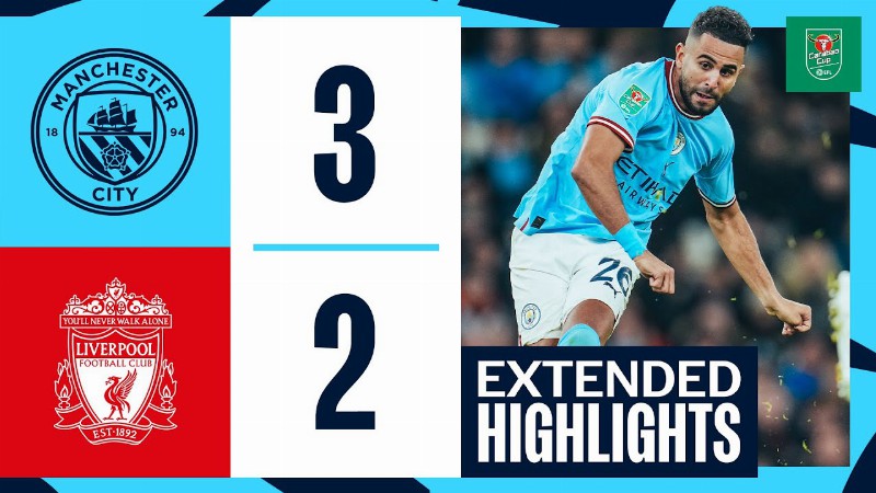 Extended Highlights : Man City 3-2 Liverpool : City Through After Five-goal Classic