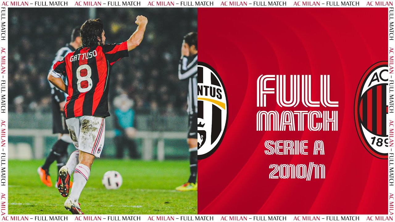 image 0 Gattuso Goal : Juventus V Ac Milan Full Match : Serie A 2010/11