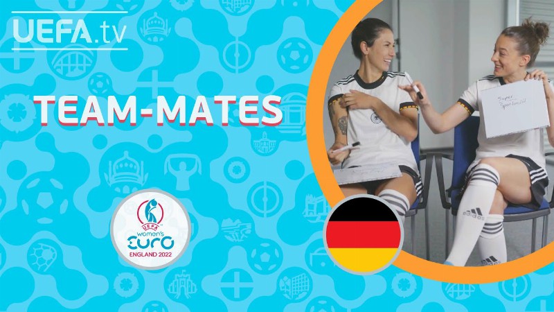 Germany Team-mates: Sara Doorsoun & Felicitas Rauch :#weuro 2022