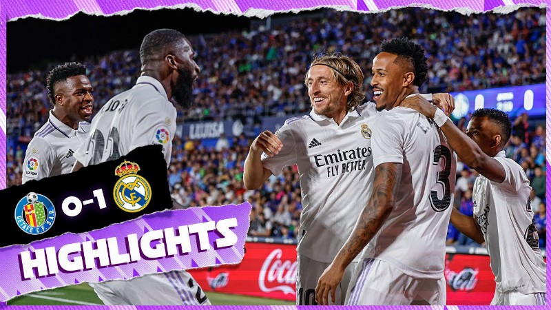 Getafe 0-1 Real Madrid : Highlights : Laliga 2022/23