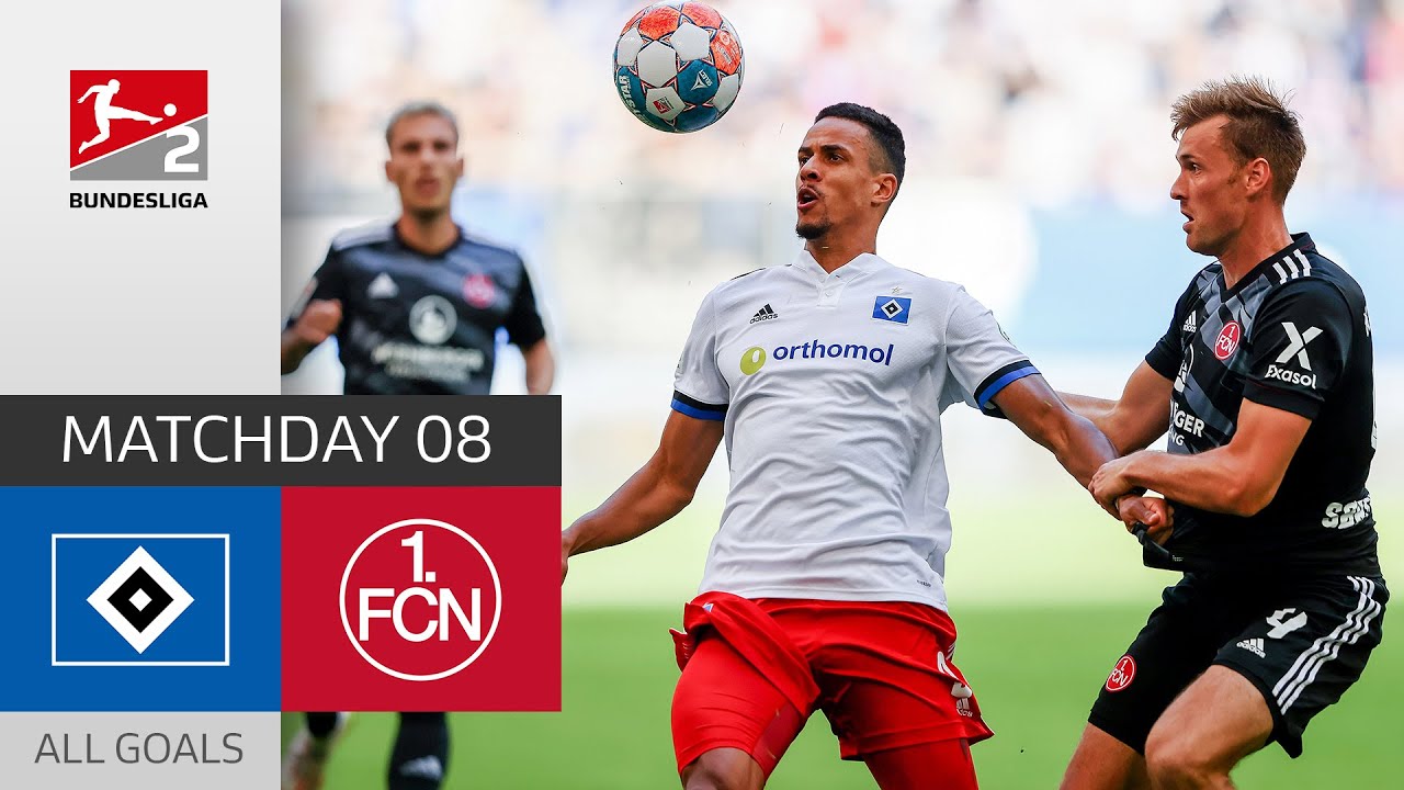 image 0 Glatzel Rescues Hsv  : Hamburger Sv - 1. Fc Nürnberg  2-2: All Goals : Matchday 8 –  Bundesliga 2