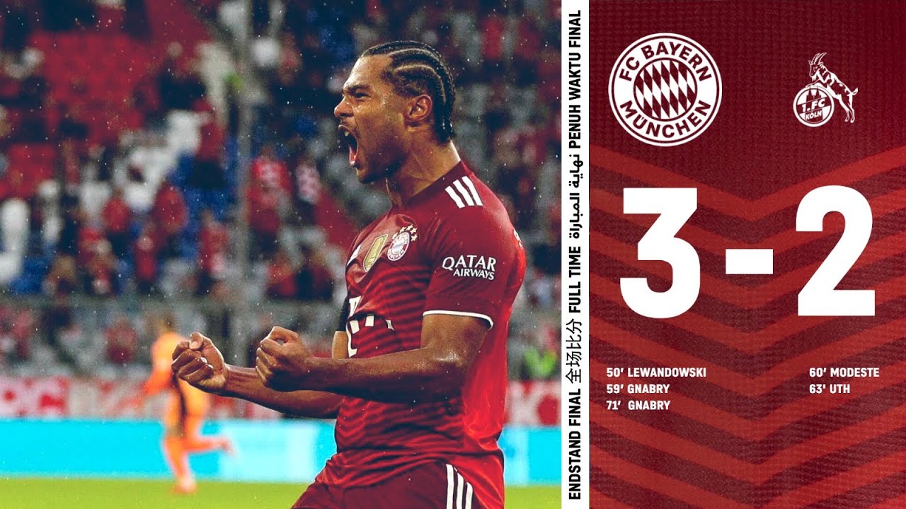image 0 Gnabry Brace In First Win Of The Season : Highlights Fc Bayern Vs. 1. Fc Köln 3-2