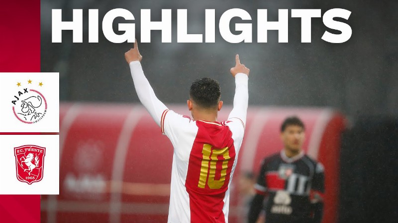 Good Example 🙌 : Highlights Ajax O18 - Fc Twente Heracles Academie O18