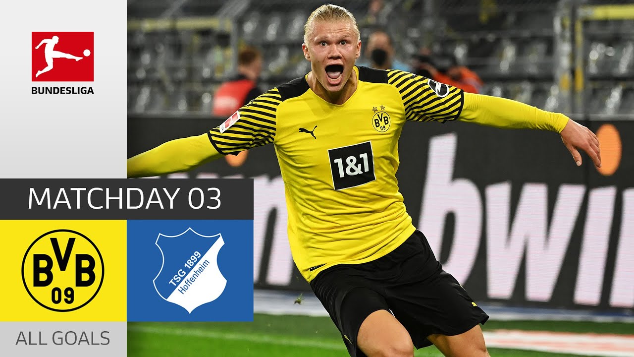 image 0 Haaland Shines In Crazy Last Minutes! : Borussia Dortmund - Tsg Hoffenheim 3-2 : All Goals : Md 3