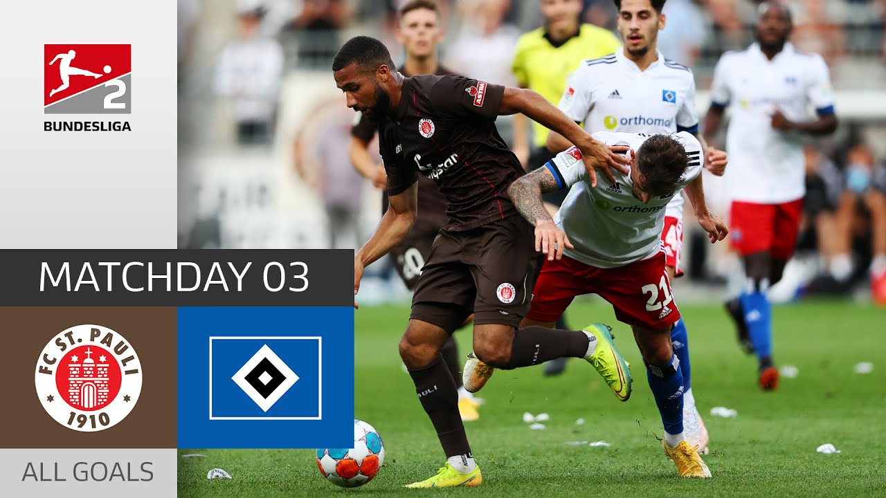 image 0 Hamburg Derby! : Fc St. Pauli - Hamburger Sv 3-2 : All Goals : Matchday 3 – Bundesliga 2 - 2021/22