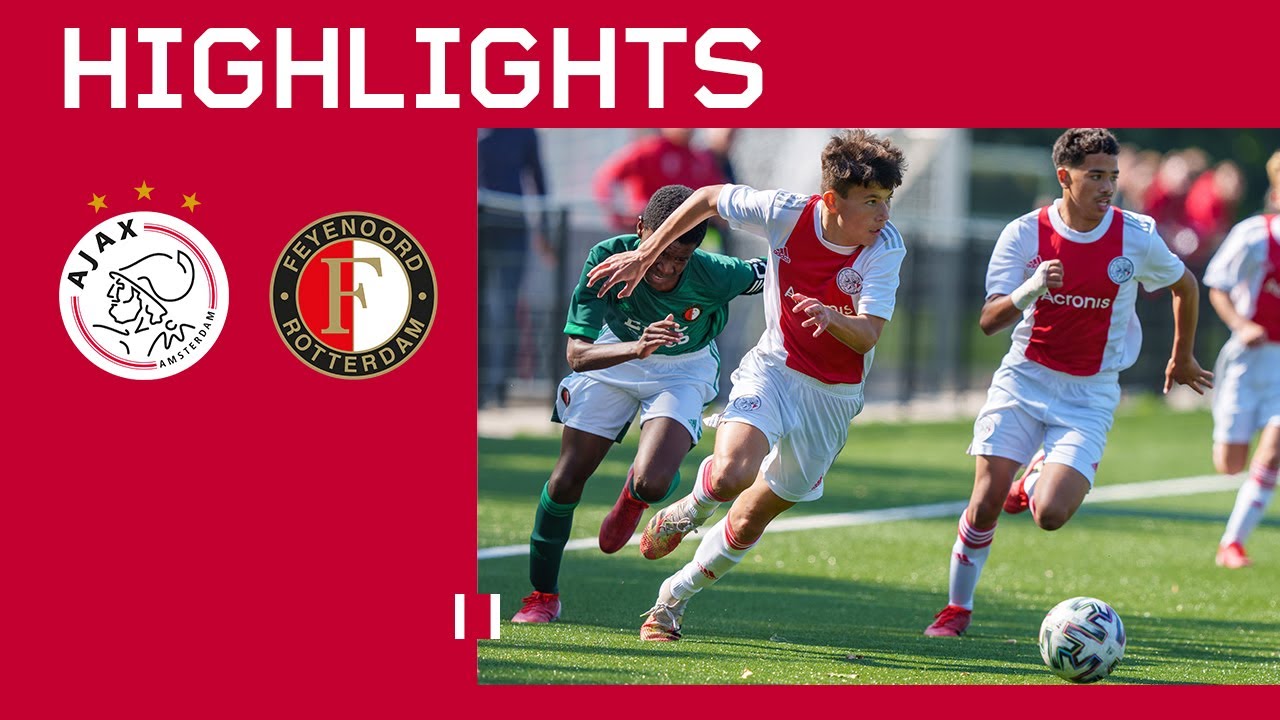 image 0 Heerlijke Comeback In De Mini-klassieker 😍💪 : Highlights Ajax O15 - Feyenoord O15