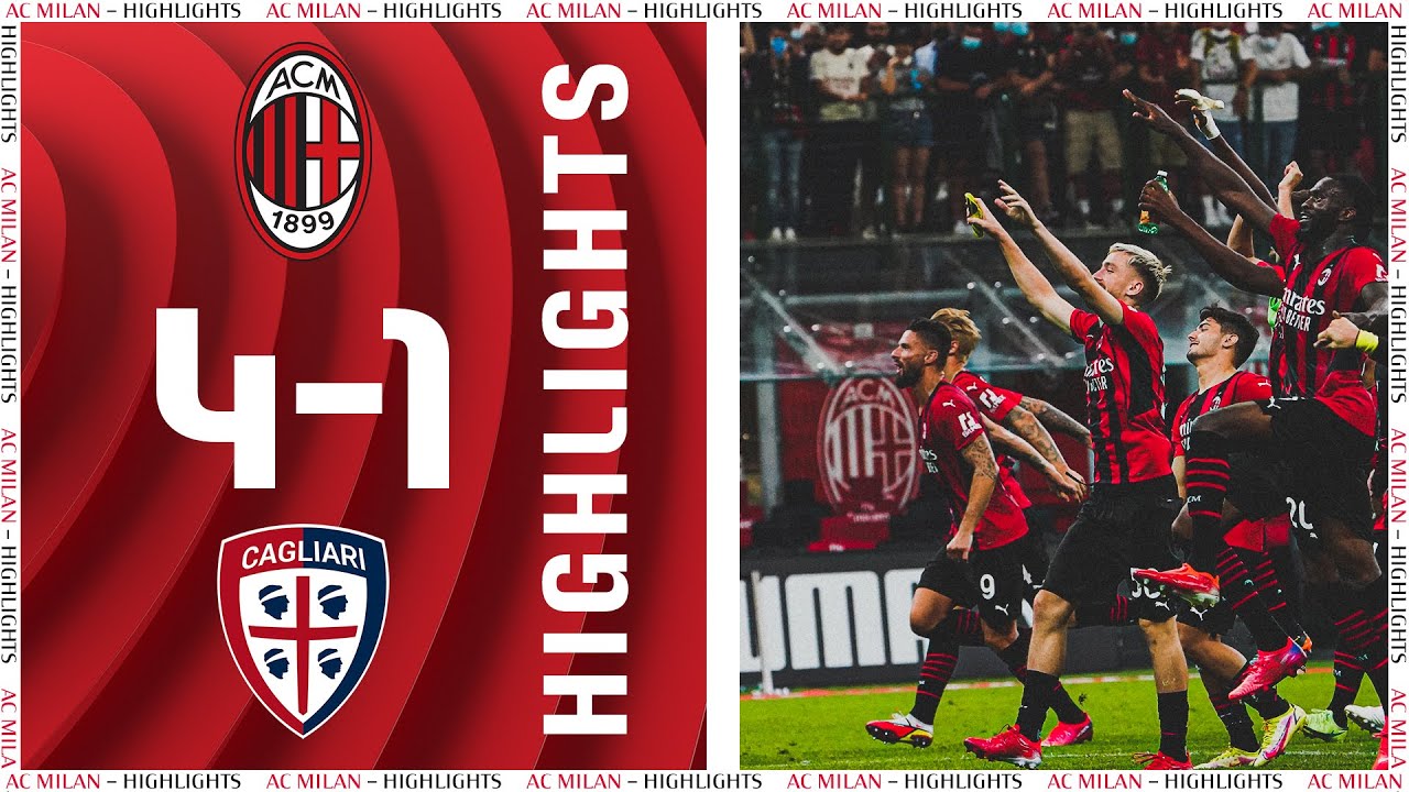image 0 Highlights : Ac Milan 4-1 Cagliari : Matchday 2 Serie A Tim 2021/22