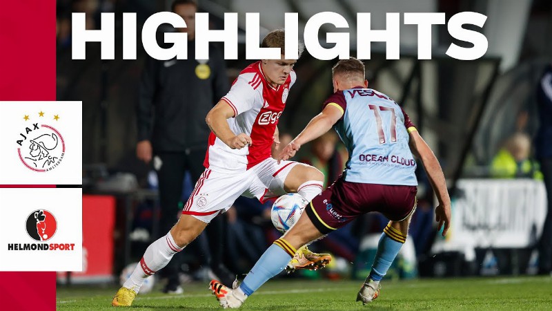 😤 : Highlights Jong Ajax - Helmond Sport : Keuken Kampioen Divisie