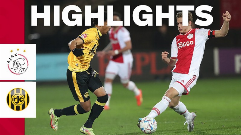 Highlights Jong Ajax - Roda Jc : Keuken Kampioen Divisie