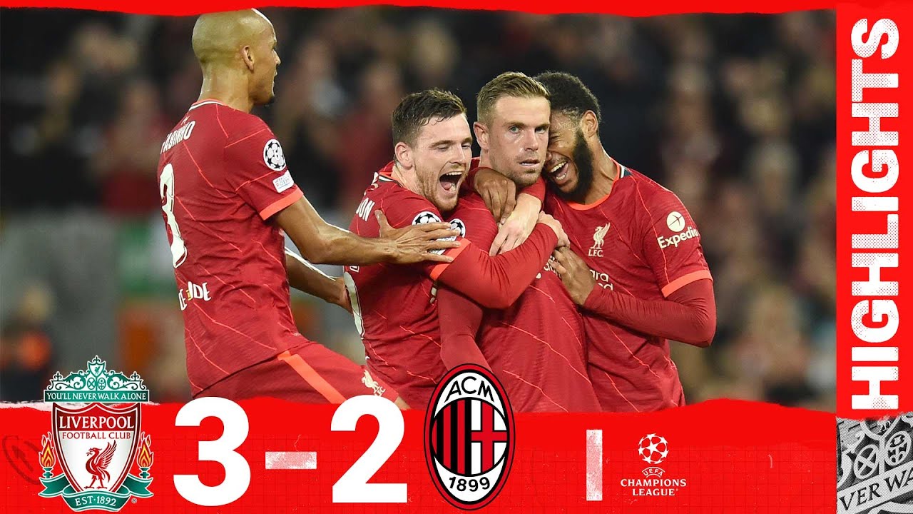 image 0 Highlights: Liverpool 3-2 Ac Milan : Henderson Completes Stunning Comeback