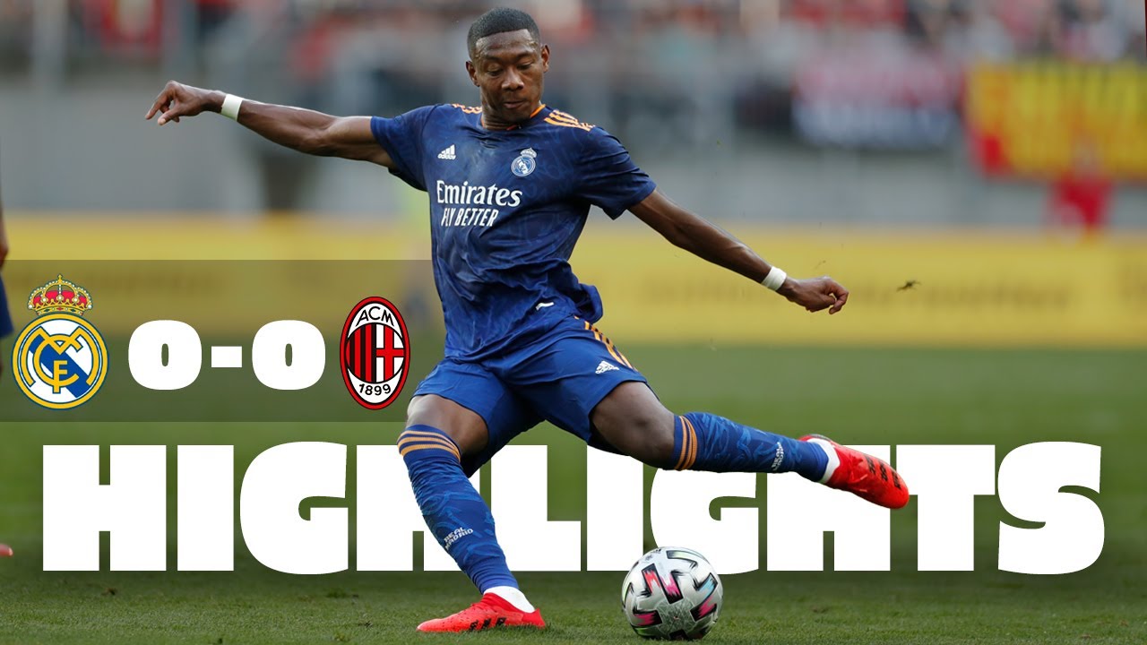 image 0 Highlights : Real Madrid 0-0 Ac Milan