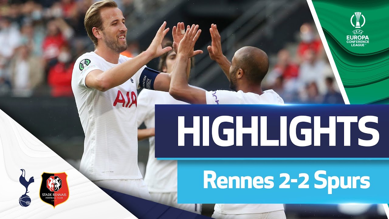 image 0 Højbjerg Goal Secures Point In France! Highlights : Rennes 2-2 Spurs