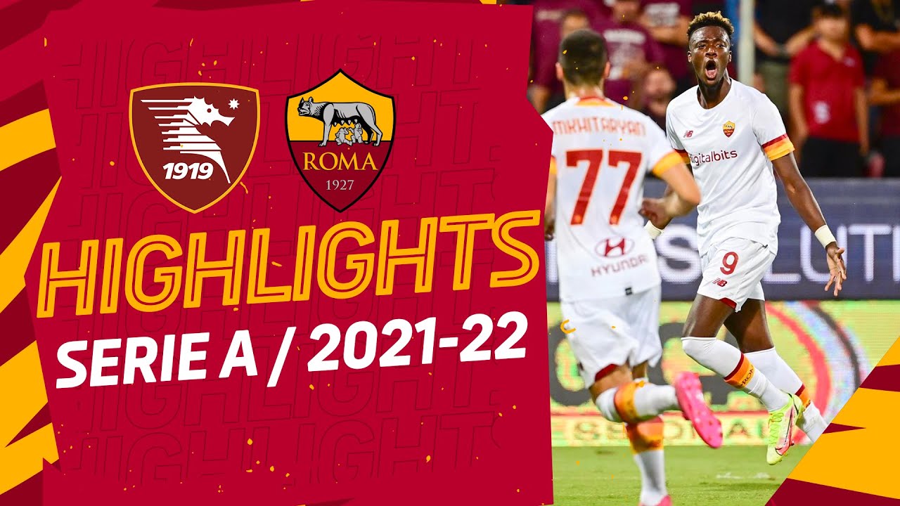 image 0 Il Primo Gol Di Abraham! : Salernitana-roma : Serie A Highlights 2021-22