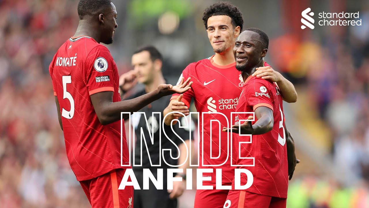 Inside Anfield: Liverpool 3-0 Crystal Palace : Sadio's 100 Salah's Celebration & Naby's Stunner!