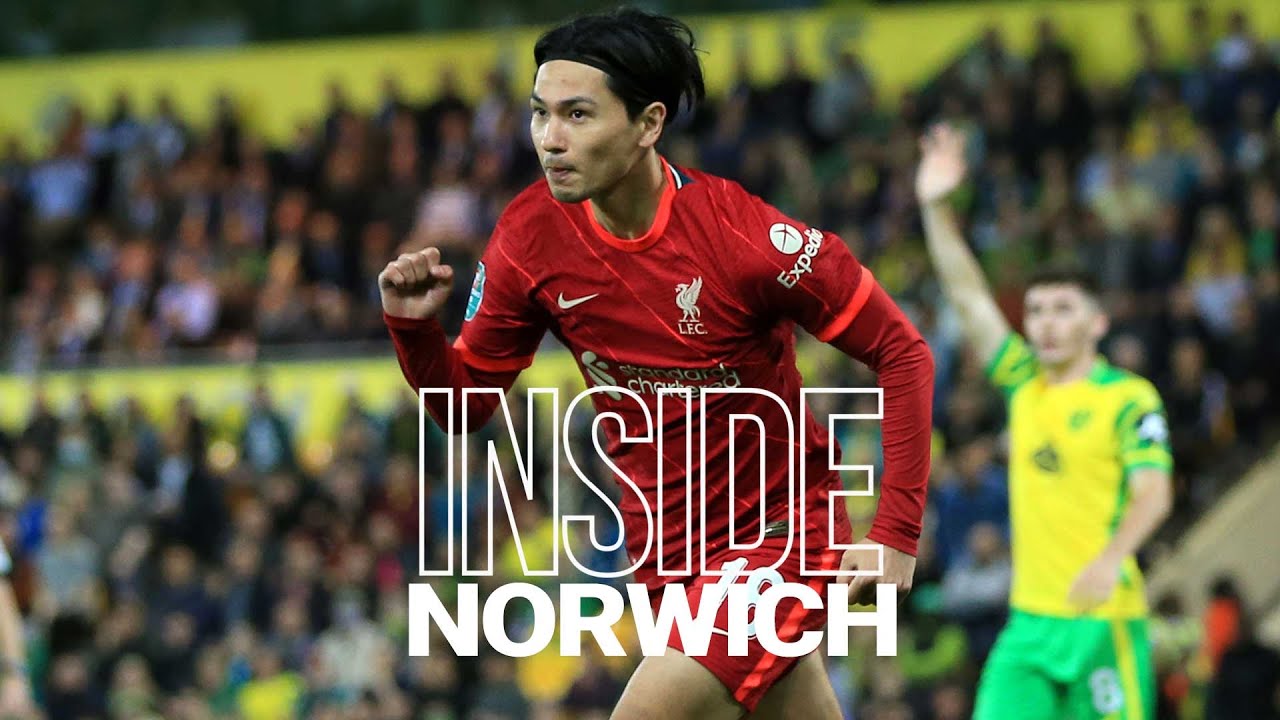 image 0 Inside Norwich: Norwich City 0-3 Liverpool : Minamino's Double In The Carabao Cup