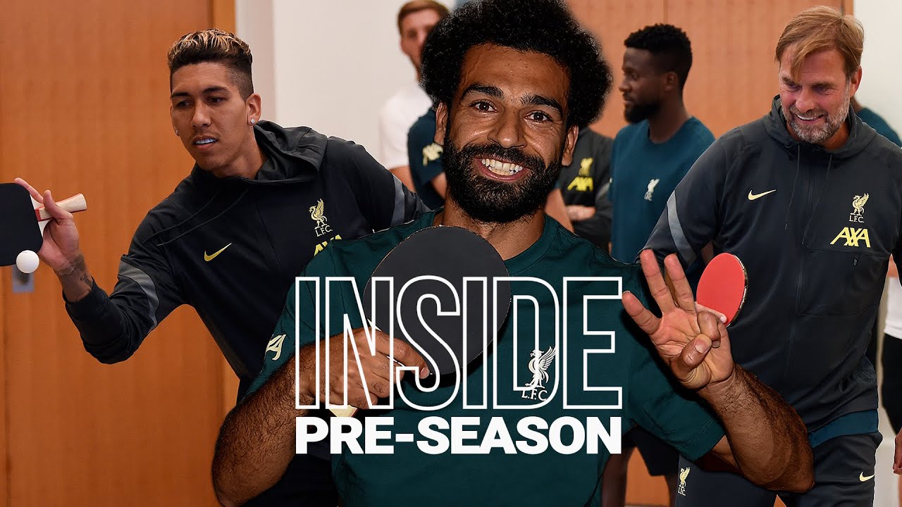 image 0 Inside Pre-season: Liverpool's Table Tennis Tournament : Salah Going For A Hat-trick