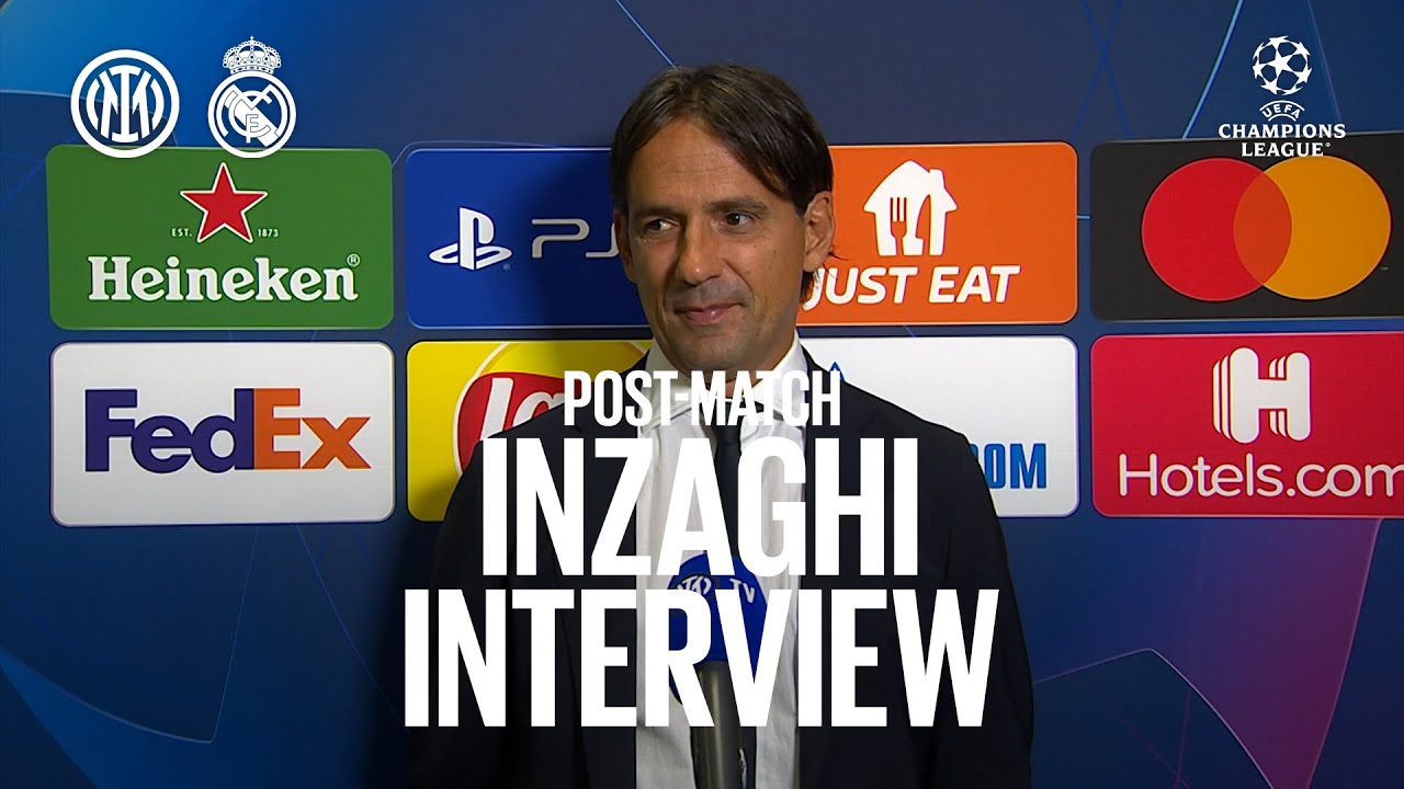image 0 Inter 0-1 Real Madrid : Simone Inzaghi Exclusive Interview: result Didn't Do Us Justice [sub Eng]
