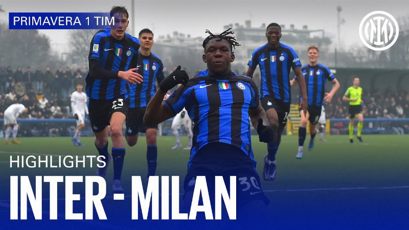 image 0 Inter 1-0 Milan : U19 Highlights : Campionato Primavera 1 Tim 22/23 ⚽⚫🔵