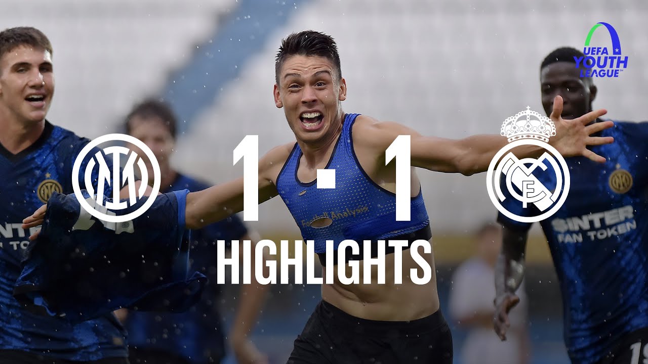 image 0 Inter 1-1 Real Madrid : U19 Highlights : Nunziatini's Overhead Kick! : Matchday 1 Uefa Youth League