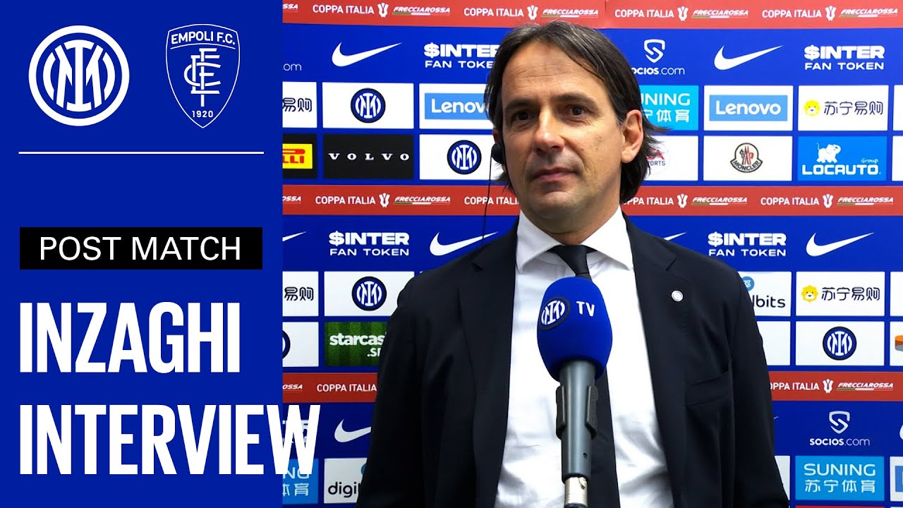 Inter 3-2 Empoli : Simone Inzaghi Exclusive Interview [sub Eng] 🎙️⚫🔵
