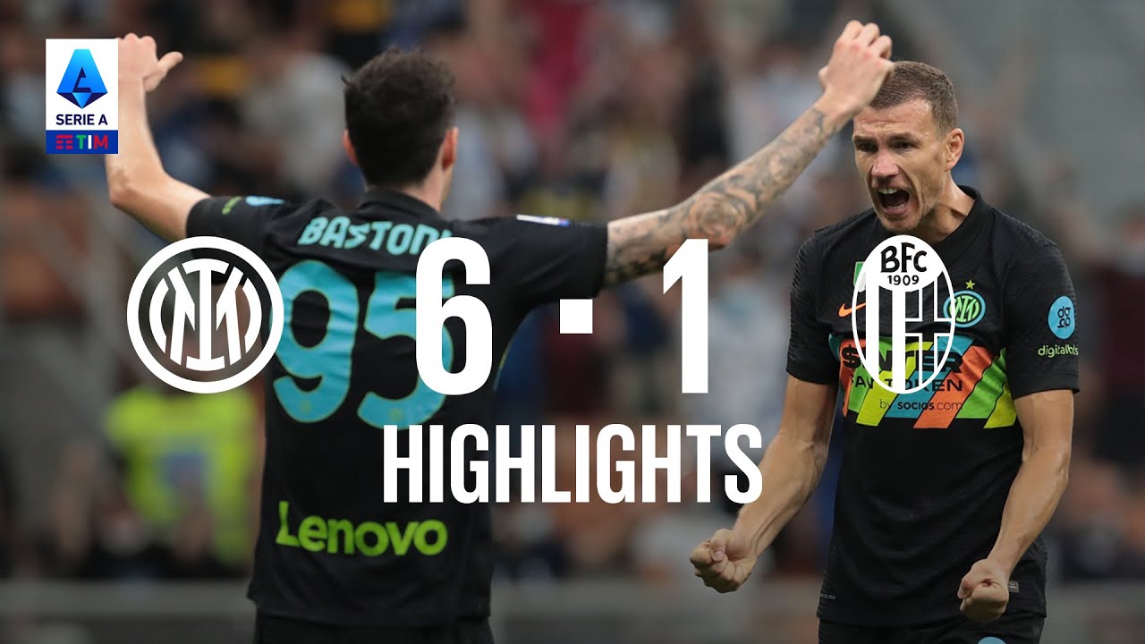 image 0 Inter 6-1 Bologna : Highlights : Serie A 21/22 : Inter Hit Bologna For Six! ⚽⚽⚽⚽⚽⚽⚫🔵