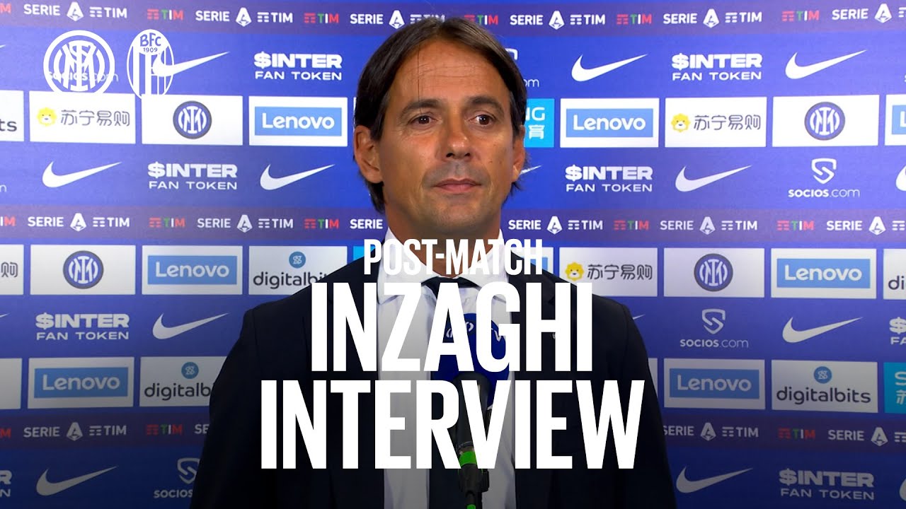 Inter 6-1 Bologna : Simone Inzaghi Exclusive Interview [sub Eng] 🎙️⚫🔵
