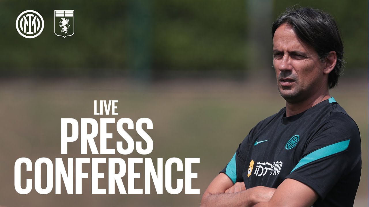 Inter Vs Genoa : Live : Simone Inzaghi Pre-match Press Conference : 🎙️⚫🔵 [sub Eng]