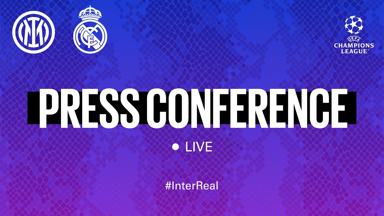 image 0 Inter Vs Real Madrid : Live : Inzaghi + Handanovic Pre-match Press Conference : 🎙️⚫🔵 [sub Eng]