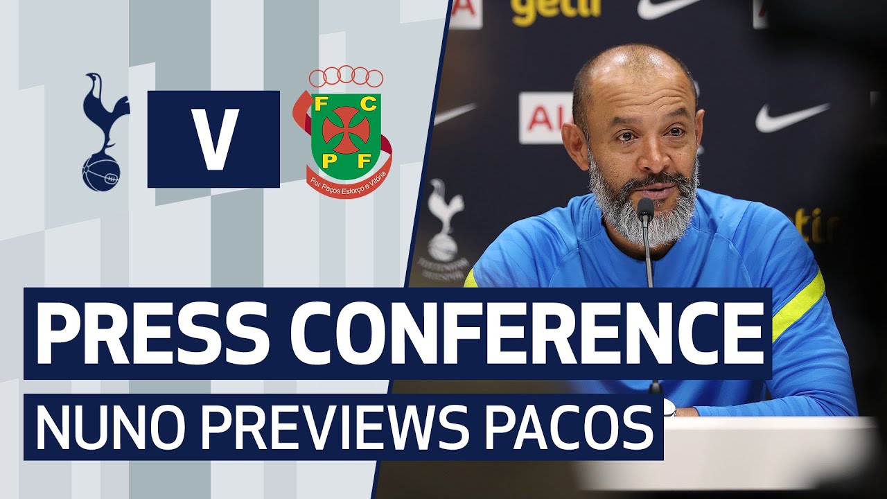 image 0 “it's A Must Win Game!” : Nuno Previews Second Leg Clash : Spurs Vs Pacos