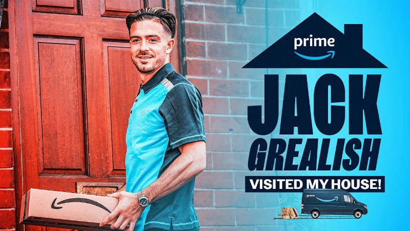 Jack Grealish Came To My House! : Watch Man City's Grealish Become A Delivery Person For The Day!