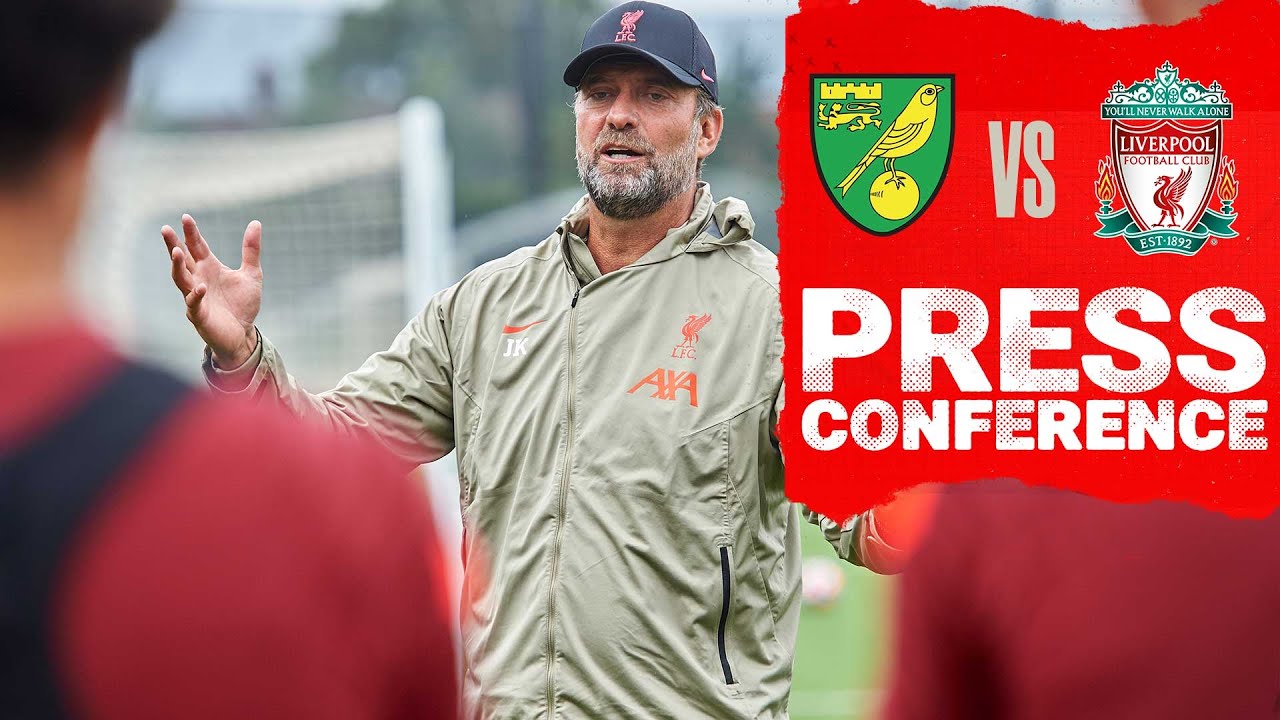 image 0 Jürgen Klopp's Pre-match Press Conference : Norwich City