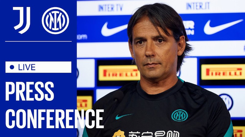 Juventus Vs Inter : Live : Simone Inzaghi Pre-match Press Conference : 🎙️⚫🔵 [sub Eng]
