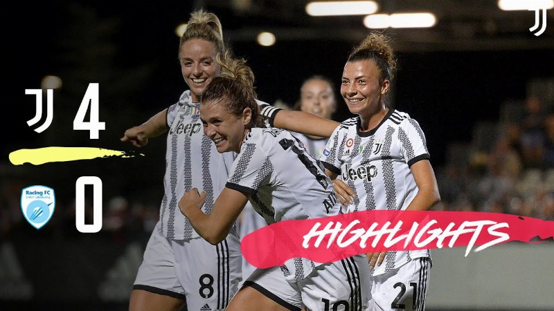 Juventus Women Claim Opening Uwcl Win! : Juventus Women 4-0 Racing Fc Union Luxembourg