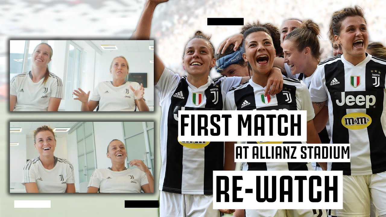 image 0 Juventus Women React To Their First Allianz Stadium Match! : #10yearsathome : Juventus Women
